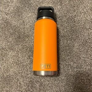 YETI Bright Orange Insulated Bottle